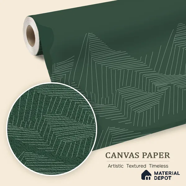 Verdant Topography Natural Art | WP 04156 Canvas Texture Finish Abstract Style luxurious Customized size Wallpaper | 250 GSM WP01CNF Paper | (MOQ = 30 Sq. Ft.)