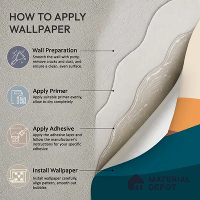 Endless Landscape Sunny Blossom Crescent Scene | WP 04159 B Non Woven Matte Finish Abstract Style Premium Customized size Wallpaper | 150 GSM WP01MTF Paper | (MOQ = 30 Sq. Ft.)