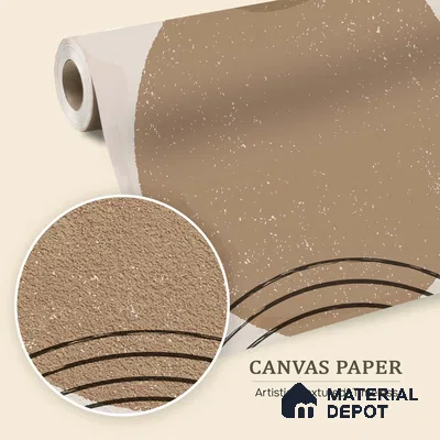 Primitive Harmony Flare | WP 04162 Canvas Texture Finish Abstract Style luxurious Customized size Wallpaper | 250 GSM WP01CNF Paper | (MOQ = 30 Sq. Ft.)