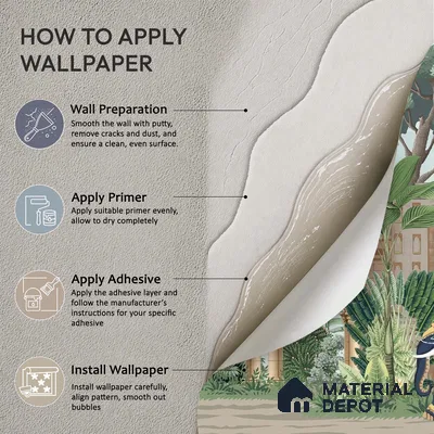A Walk Through the Royal Garden | WP 04190 Non Woven Matte Finish Indian Style Premium Customized size Wallpaper | 150 GSM WP01MTF Paper | (MOQ = 30 Sq. Ft.)