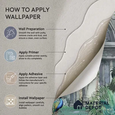 Echoes of the Forgotten Garden | WP 04199 Non Woven Matte Finish Indian Style Premium Customized size Wallpaper | 150 GSM WP01MTF Paper | (MOQ = 30 Sq. Ft.)