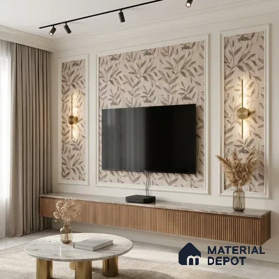 1369 | 10 Meter x 21 Inches Florals Look Wallpaper - 57.41 Sq. Ft. | Minimum 15% wastage during installation