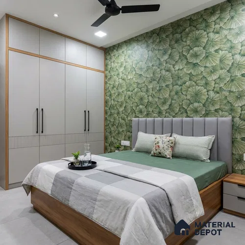 1301 | 10 Meter x 21 Inches Florals Look Wallpaper - 57.41 Sq. Ft. | Minimum 15% wastage during installation