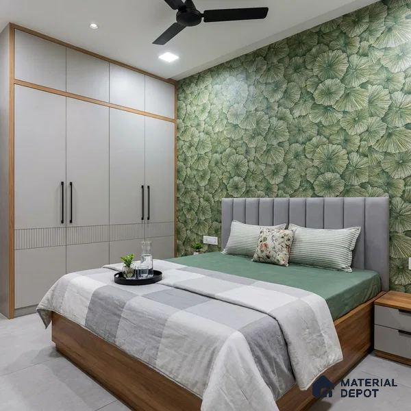 1301 | 10 Meter x 21 Inches Florals Look Wallpaper - 57.41 Sq. Ft. | Minimum 15% wastage during installation