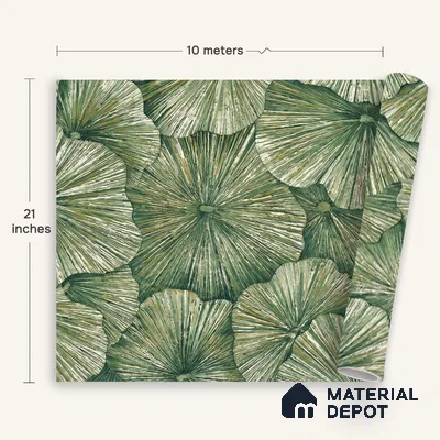 1301 | 10 Meter x 21 Inches Florals Look Wallpaper - 57.41 Sq. Ft. | Minimum 15% wastage during installation