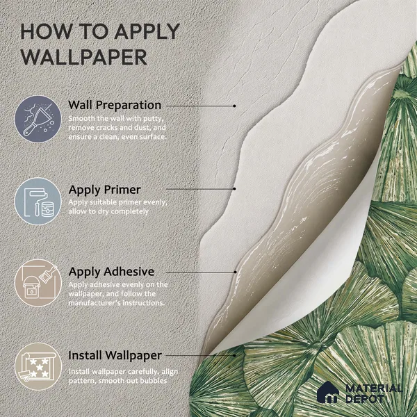 1301 | 10 Meter x 21 Inches Florals Look Wallpaper - 57.41 Sq. Ft. | Minimum 15% wastage during installation
