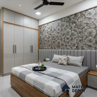 1302 | 10 Meter x 21 Inches Florals Look Wallpaper - 57.41 Sq. Ft. | Minimum 15% wastage during installation