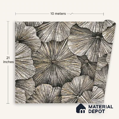 1302 | 10 Meter x 21 Inches Florals Look Wallpaper - 57.41 Sq. Ft. | Minimum 15% wastage during installation