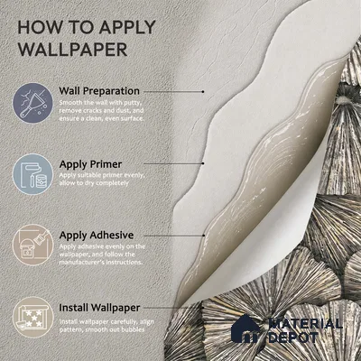1302 | 10 Meter x 21 Inches Florals Look Wallpaper - 57.41 Sq. Ft. | Minimum 15% wastage during installation