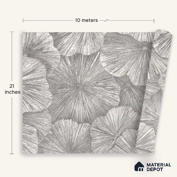 1303 | 10 Meter x 21 Inches Florals Look Wallpaper - 57.41 Sq. Ft. | Minimum 15% wastage during installation