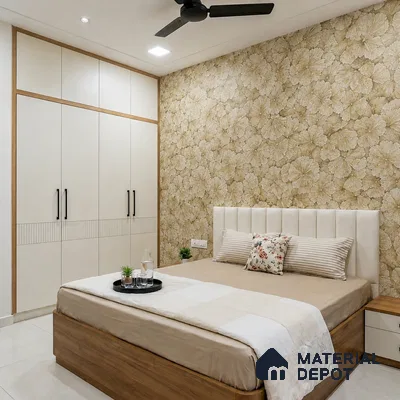 1304 | 10 Meter x 21 Inches Florals Look Wallpaper - 57.41 Sq. Ft. | Minimum 15% wastage during installation
