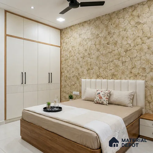 1304 | 10 Meter x 21 Inches Florals Look Wallpaper - 57.41 Sq. Ft. | Minimum 15% wastage during installation