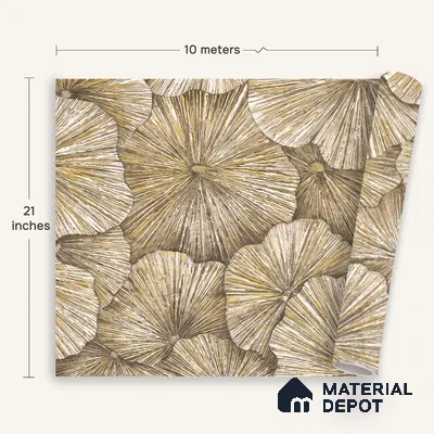 1304 | 10 Meter x 21 Inches Florals Look Wallpaper - 57.41 Sq. Ft. | Minimum 15% wastage during installation