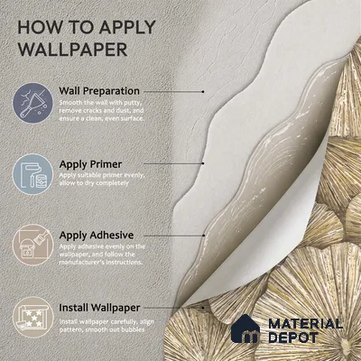 1304 | 10 Meter x 21 Inches Florals Look Wallpaper - 57.41 Sq. Ft. | Minimum 15% wastage during installation