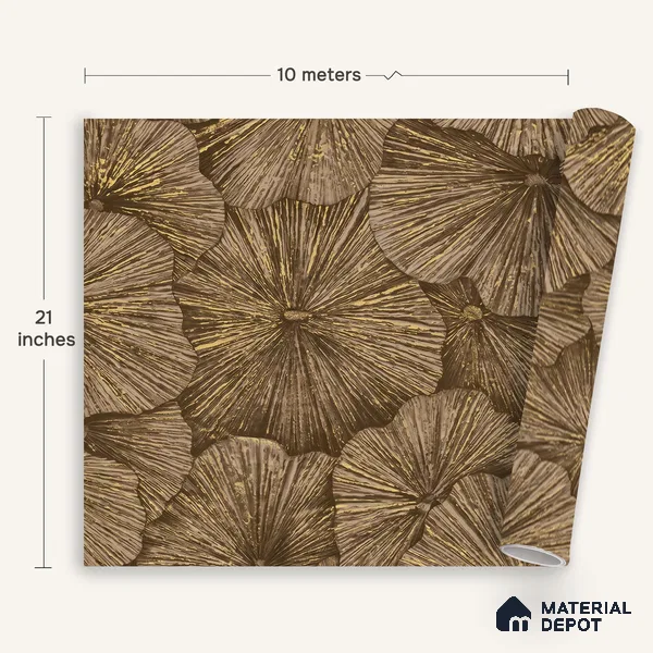 1305 | 10 Meter x 21 Inches Florals Look Wallpaper - 57.41 Sq. Ft. | Minimum 15% wastage during installation