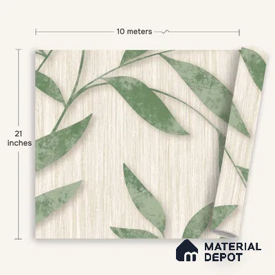 1366 | 10 Meter x 21 Inches Florals Look Wallpaper - 57.41 Sq. Ft. | Minimum 15% wastage during installation