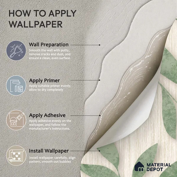 1366 | 10 Meter x 21 Inches Florals Look Wallpaper - 57.41 Sq. Ft. | Minimum 15% wastage during installation