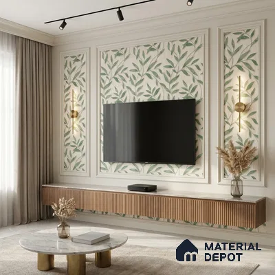 1366 | 10 Meter x 21 Inches Florals Look Wallpaper - 57.41 Sq. Ft. | Minimum 15% wastage during installation