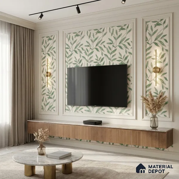 1366 | 10 Meter x 21 Inches Florals Look Wallpaper - 57.41 Sq. Ft. | Minimum 15% wastage during installation