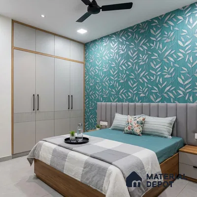 1367 | 10 Meter x 21 Inches Florals Look Wallpaper - 57.41 Sq. Ft. | Minimum 15% wastage during installation
