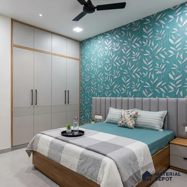 1367 | 10 Meter x 21 Inches Florals Look Wallpaper - 57.41 Sq. Ft. | Minimum 15% wastage during installation