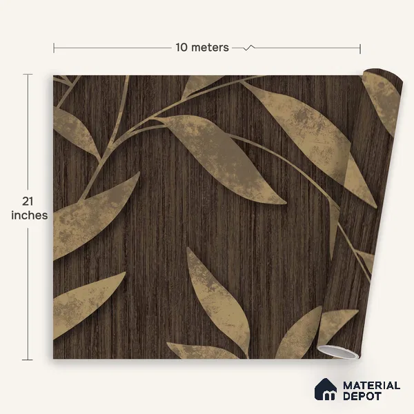 1370 | 10 Meter x 21 Inches Florals Look Wallpaper - 57.41 Sq. Ft. | Minimum 15% wastage during installation