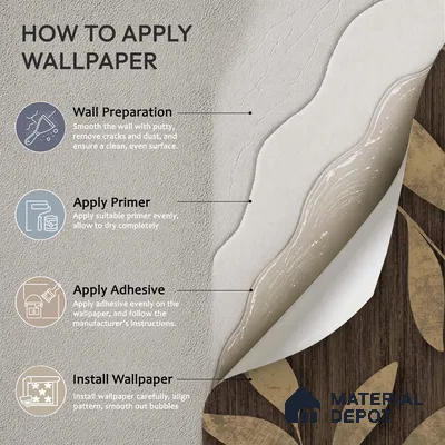 1370 | 10 Meter x 21 Inches Florals Look Wallpaper - 57.41 Sq. Ft. | Minimum 15% wastage during installation