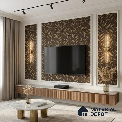 1370 | 10 Meter x 21 Inches Florals Look Wallpaper - 57.41 Sq. Ft. | Minimum 15% wastage during installation