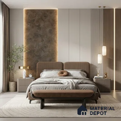 12135 | 5 Meter x 42 Inches Fabric Look Wallpaper - 57.41 Sq. Ft. | Minimum 10% wastage during installation