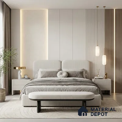 12137 | 5 Meter x 42 Inches Fabric Look Wallpaper - 57.41 Sq. Ft. | Minimum 10% wastage during installation