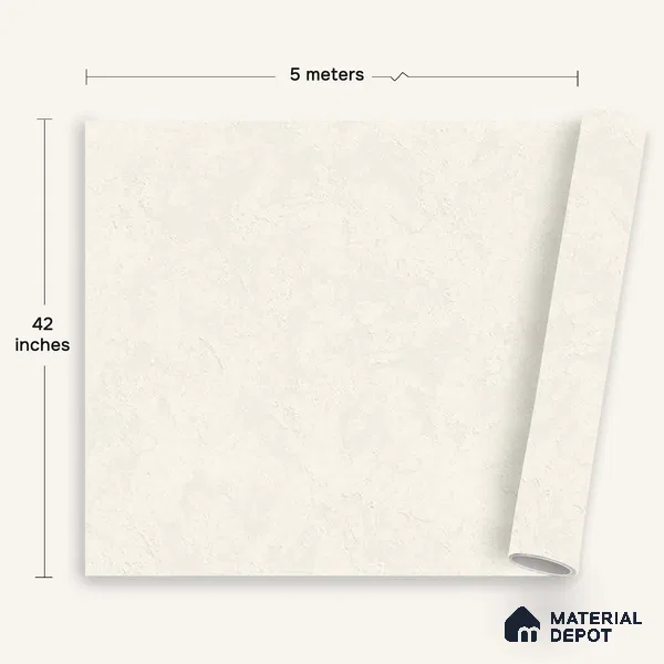 12137 | 5 Meter x 42 Inches Fabric Look Wallpaper - 57.41 Sq. Ft. | Minimum 10% wastage during installation