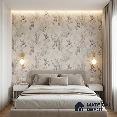 MH 239 | 10 Meter x 21 Inches Florals Look Wallpaper - 57.37 Sq. Ft.