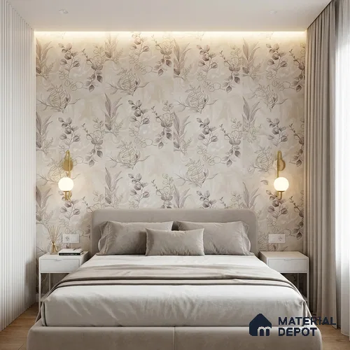 MH 239 | 10 Meter x 21 Inches Florals Look Wallpaper - 57.37 Sq. Ft.