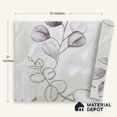 MH 239 | 10 Meter x 21 Inches Florals Look Wallpaper - 57.37 Sq. Ft.