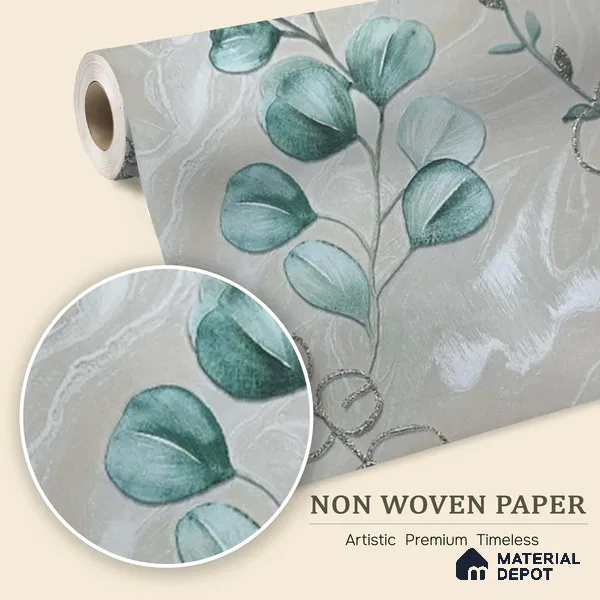 MH 238 | 10 Meter x 21 Inches Florals Look Wallpaper - 57.37 Sq. Ft.