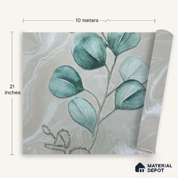MH 238 | 10 Meter x 21 Inches Florals Look Wallpaper - 57.37 Sq. Ft.