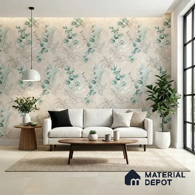MH 238 | 10 Meter x 21 Inches Florals Look Wallpaper - 57.37 Sq. Ft.