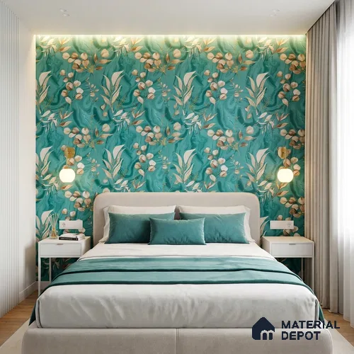 MH 237 | 10 Meter x 21 Inches Florals Look Wallpaper - 57.37 Sq. Ft.