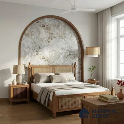 MH 240 | 10 Meter x 21 Inches Florals Look Wallpaper - 57.37 Sq. Ft. | Minimum 15% wastage during installation