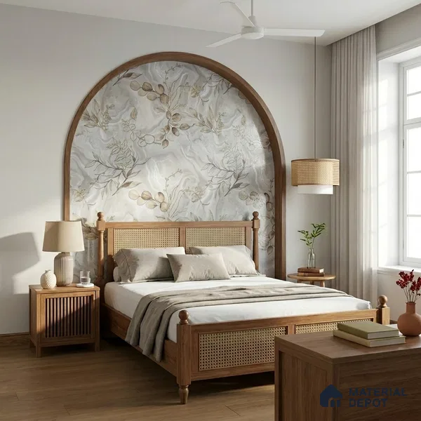 MH 240 | 10 Meter x 21 Inches Florals Look Wallpaper - 57.37 Sq. Ft. | Minimum 15% wastage during installation