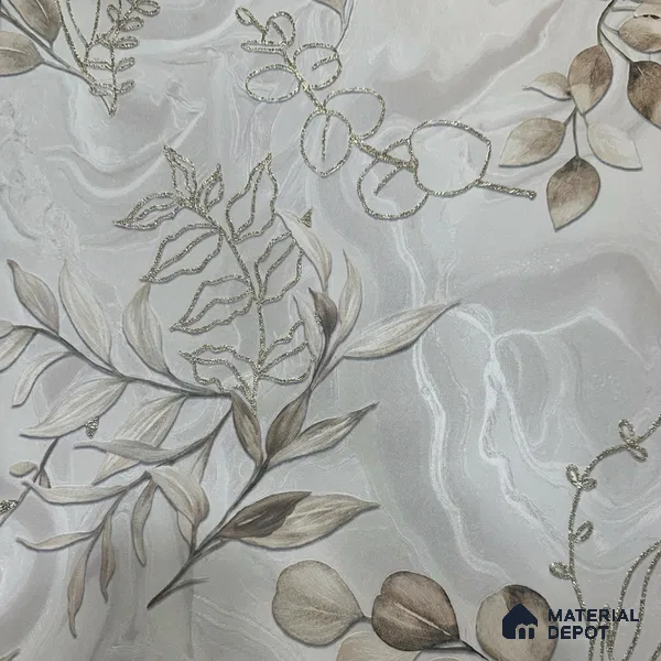 MH 240 | 10 Meter x 21 Inches Florals Look Wallpaper - 57.37 Sq. Ft. | Minimum 15% wastage during installation