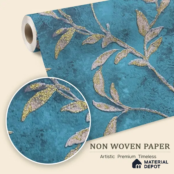 MH 222 | 10 Meter x 21 Inches Florals Look Wallpaper - 57.37 Sq. Ft.