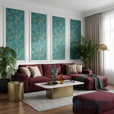 MH 222 | 10 Meter x 21 Inches Florals Look Wallpaper - 57.37 Sq. Ft.