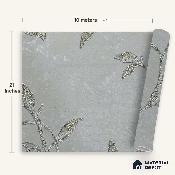 MH 221 | 10 Meter x 21 Inches Florals Look Wallpaper - 57.37 Sq. Ft.