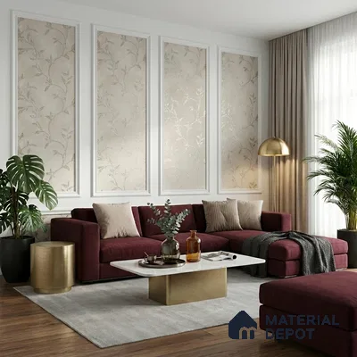 MH 221 | 10 Meter x 21 Inches Florals Look Wallpaper - 57.37 Sq. Ft.