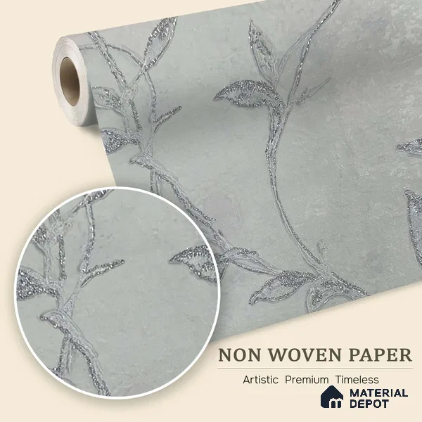 MH 223 | 10 Meter x 21 Inches Florals Look Wallpaper - 57.37 Sq. Ft. | Minimum 15% wastage during installation