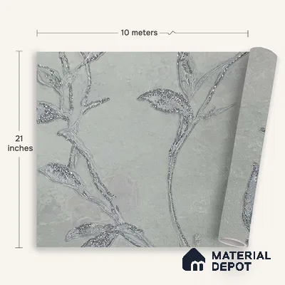 MH 223 | 10 Meter x 21 Inches Florals Look Wallpaper - 57.37 Sq. Ft. | Minimum 15% wastage during installation