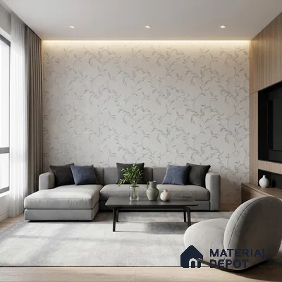 MH 223 | 10 Meter x 21 Inches Florals Look Wallpaper - 57.37 Sq. Ft. | Minimum 15% wastage during installation