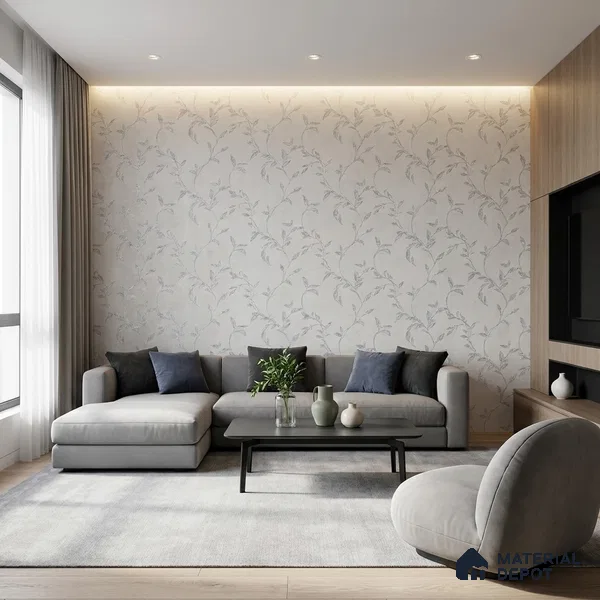 MH 223 | 10 Meter x 21 Inches Florals Look Wallpaper - 57.37 Sq. Ft. | Minimum 15% wastage during installation