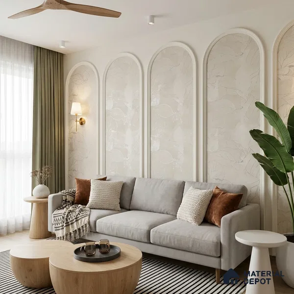 MH 233 | 10 Meter x 21 Inches Florals Look Wallpaper - 57.37 Sq. Ft.